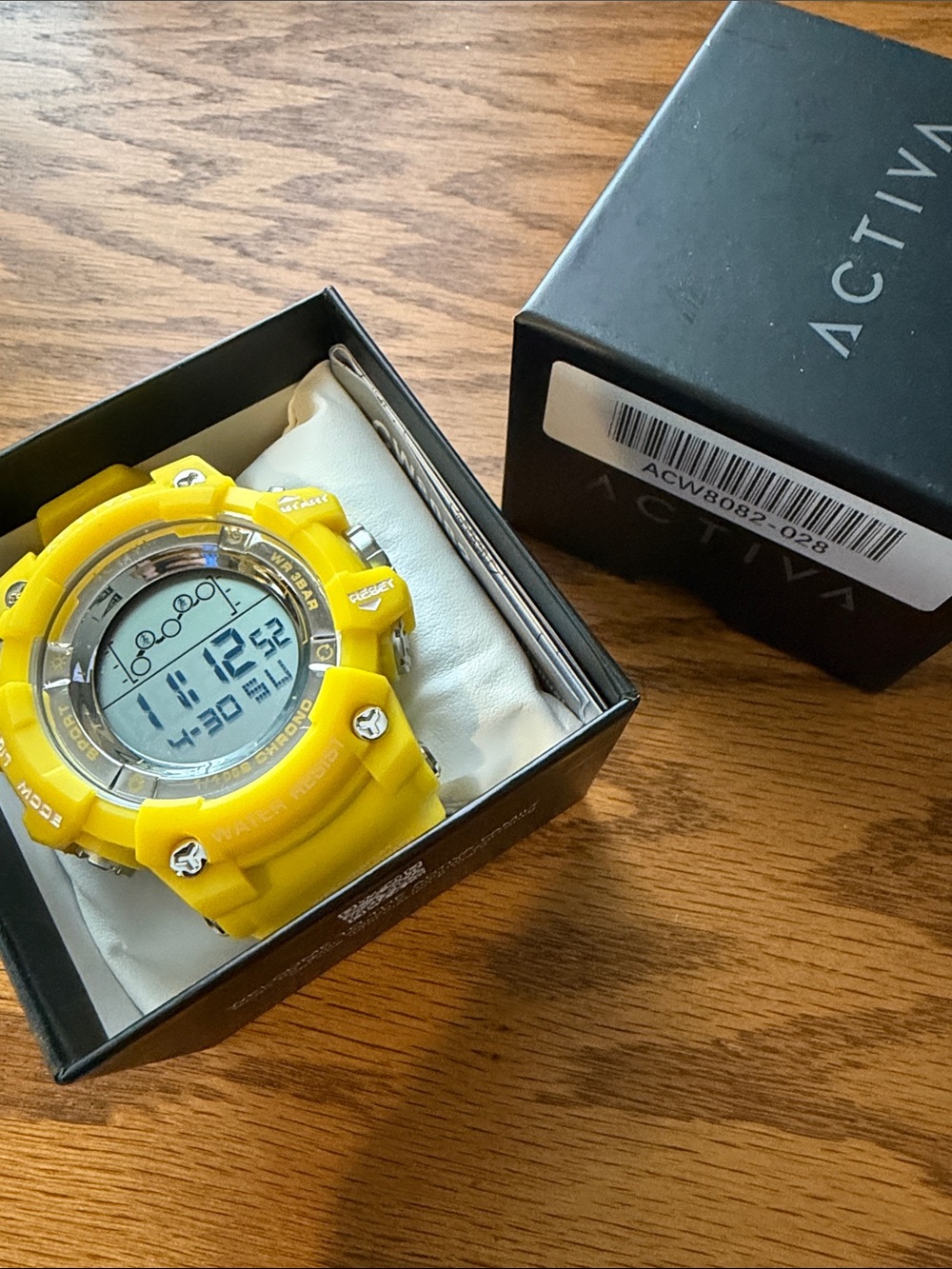Invicta Activa Yellow Digital Sports Watch with Silicone Band